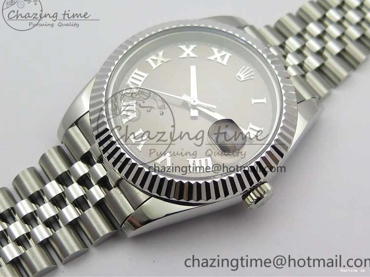 1219 DateJust 41mm 126334 SS BP Maker 1:1 Best Edition New Version Gray Roman Dial on Jubilee Bracelet Reliable 3035